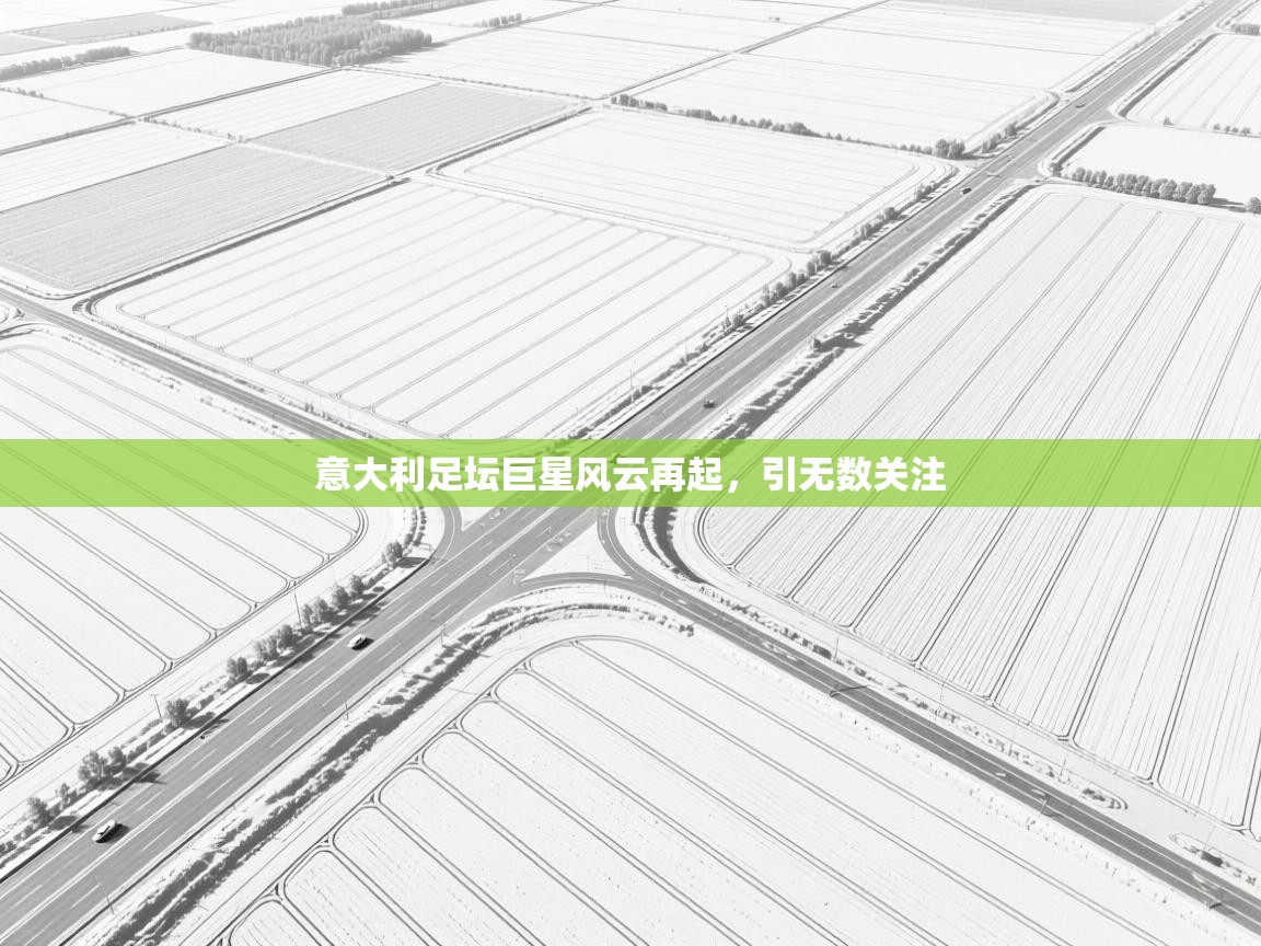 意大利足坛巨星风云再起，引无数关注