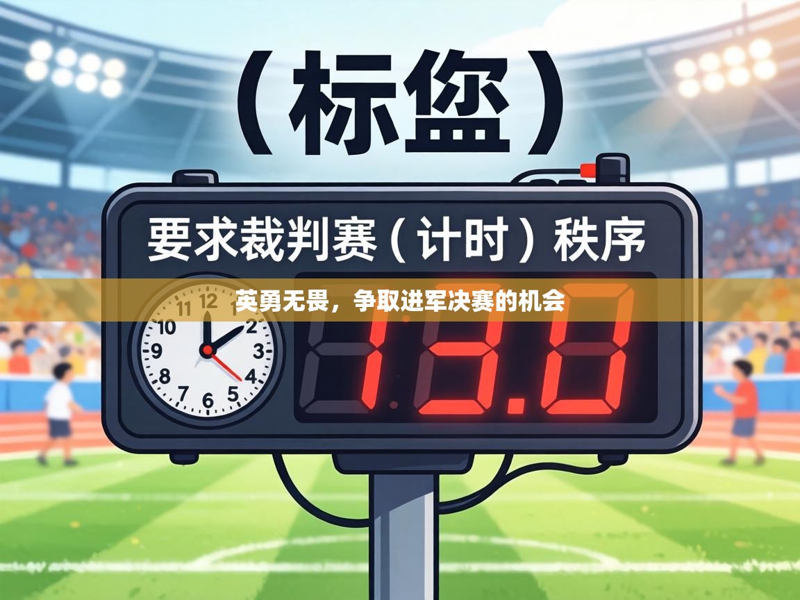 英勇无畏，争取进军决赛的机会